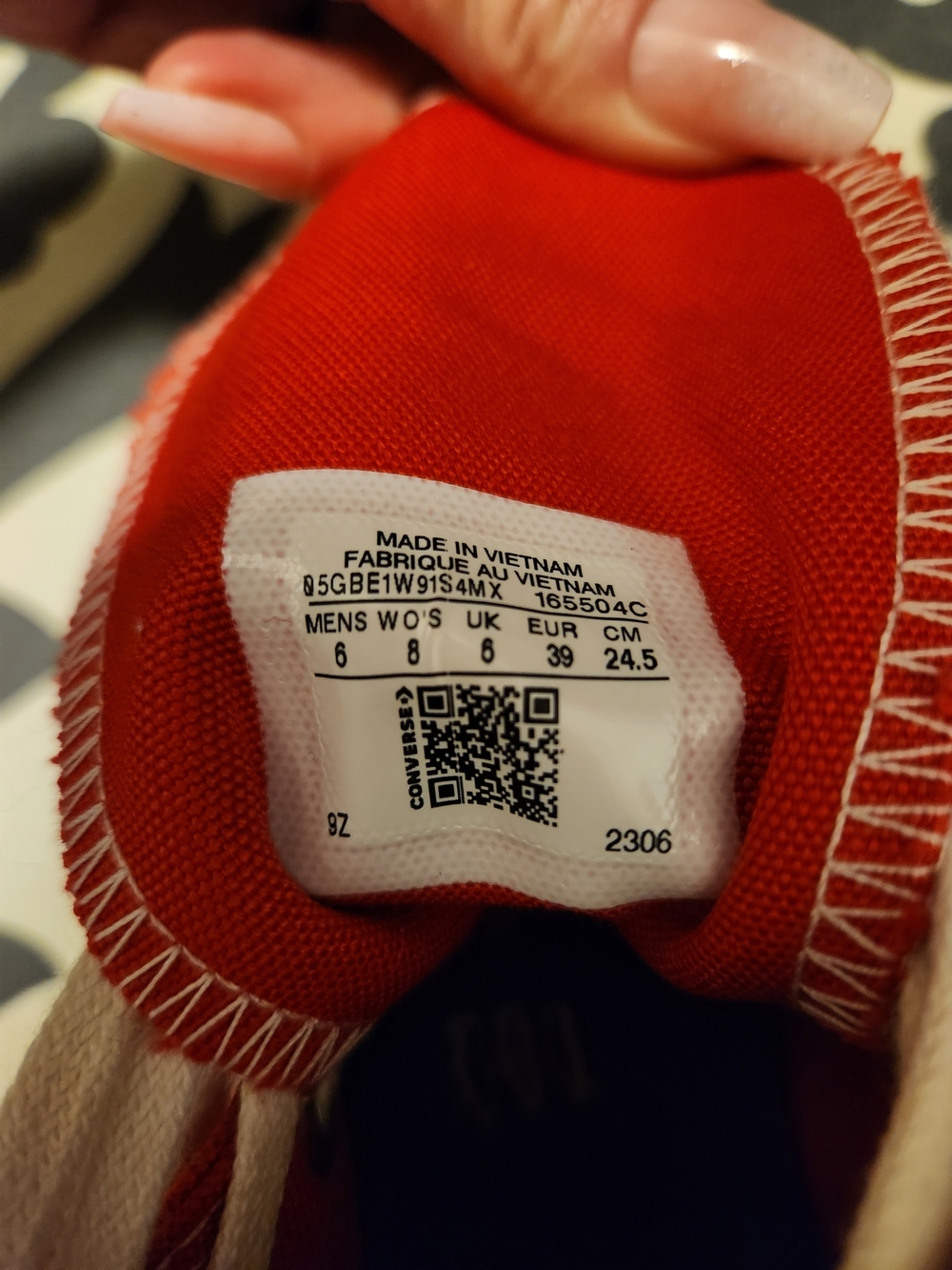 Converse Chuck Taylor Red High Tops Size 8 Classic & Cute - Picture 5 of 5